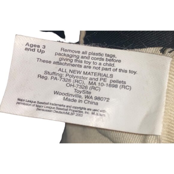 San Francisco Giants Plush Teddy Bear Baseball Player MLB Collectible - Picture 9 of 9